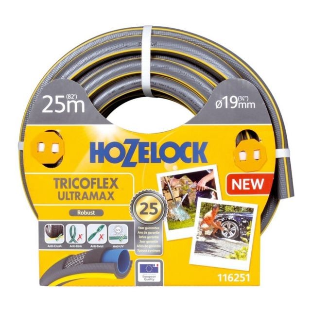Hozelock - Tuyau d'arrosage Ultramax Tricoflex 25 m - dia 19 mm - 116251 Hozelock   - Tuyaux d'arrosage