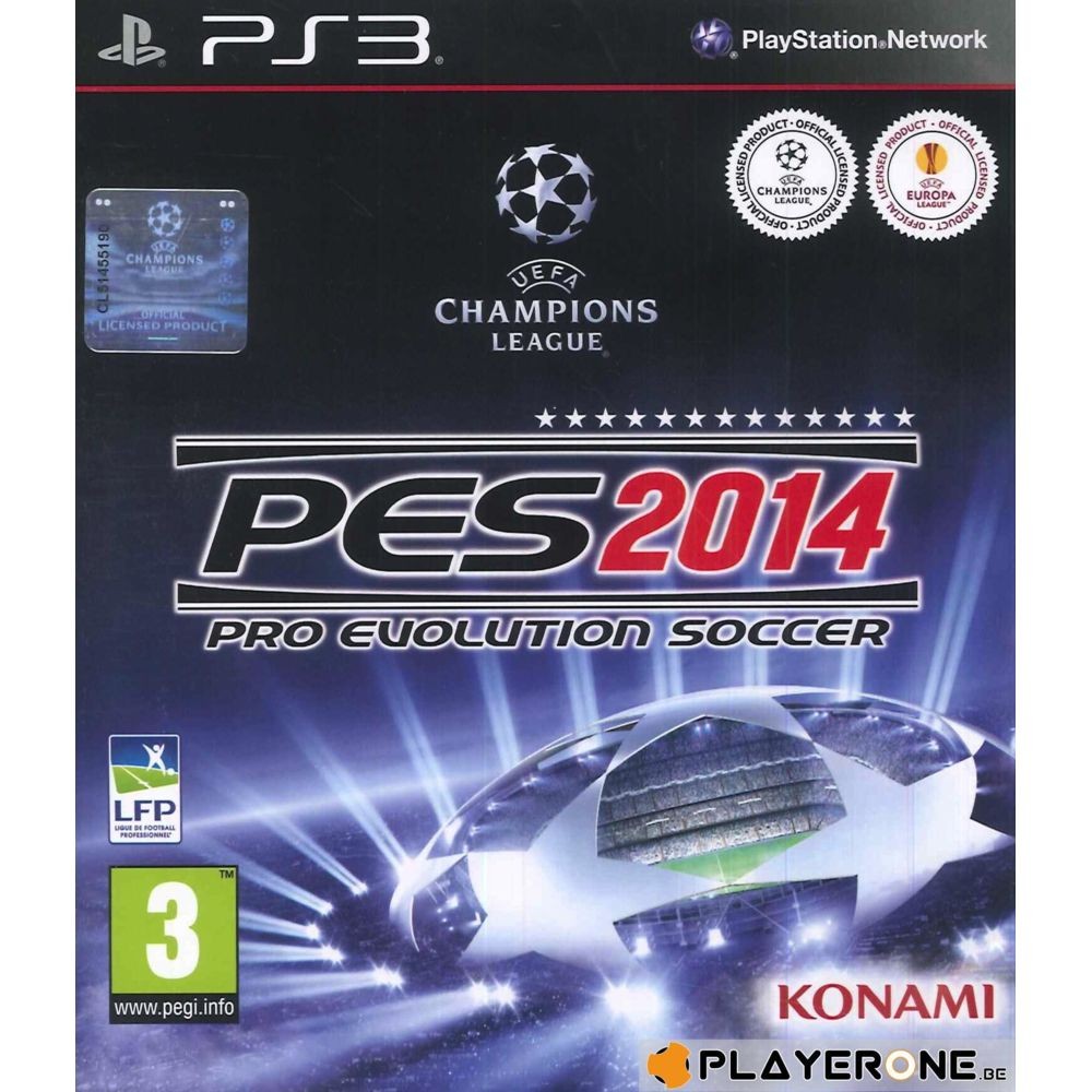 Jeux PS3 Sony Pro Evolution Soccer 2014