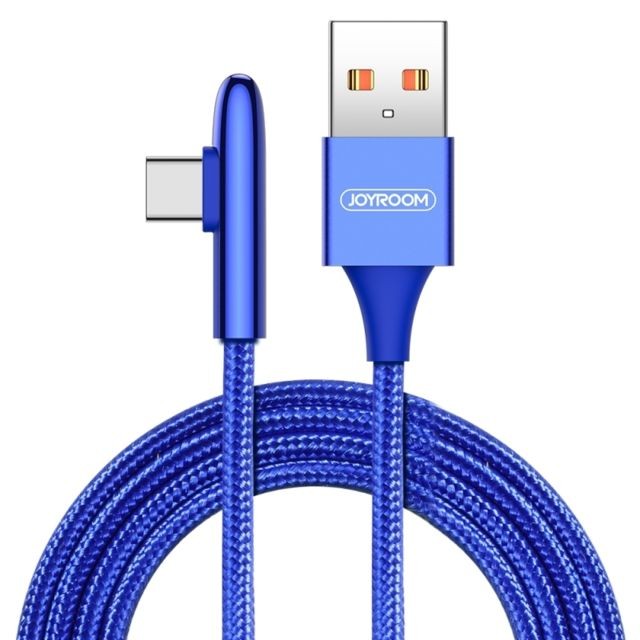 Wewoo - Cable 3A USB-C / Type-C Forme de balle, charge rapide + Câble transmission données tressé en nylon, Longueur: 1 m (Bleu) Wewoo  - Câble antenne