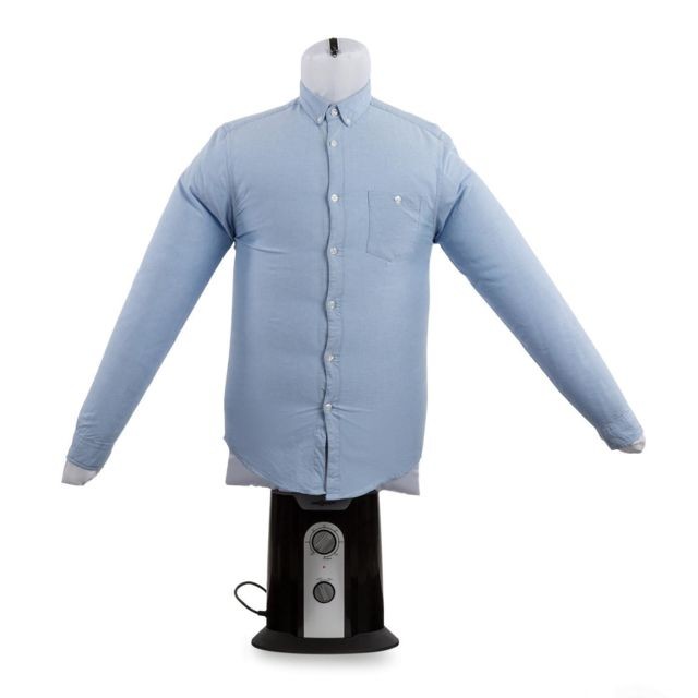 Oneconcept - OneConcept ShirtButler Séchoir automatique à chemises / repasseuse 2-en-1  850W  - nylon Oxford - Défroisseur vapeur