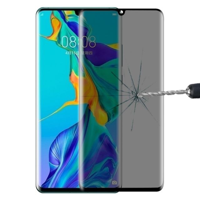 Protection écran tablette Wewoo Film de verre trempé de anti-espion à couverture complète UV pour Huawei P30 Pro