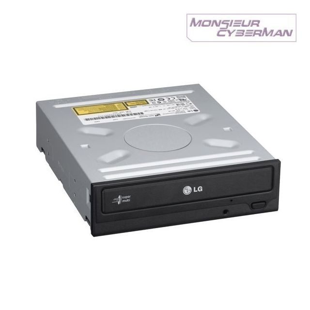 LG - Graveur interne DVD±RW DL LG Super Multi DVD Rewriter GH22NS50 48x SATA Noir - Graveur