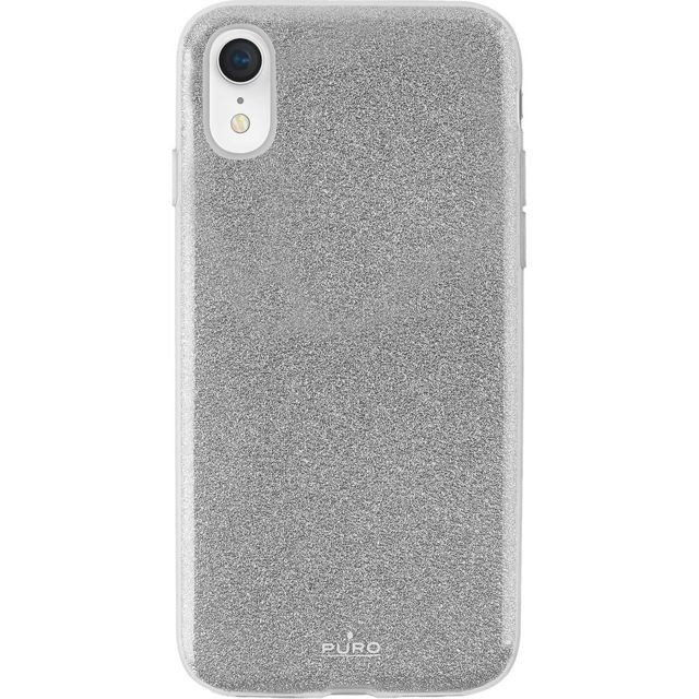 Puro - Coque rigide Puro grise avec strass pour iPhone XR - Accessoire Smartphone Apple iphone xr