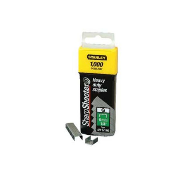 Stanley - Boîte de 1000 agrafes type G 12mm STANLEY 1-TRA708T Stanley  - Agrafeuses