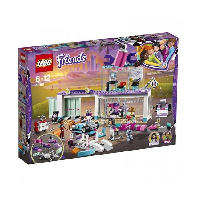 Lego - LEGO® Friends - L'atelier de customisation de kart - 41351 Lego  - LEGO Friends Briques Lego