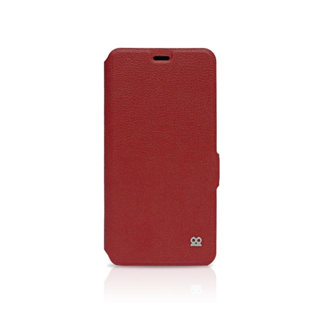 Coque, étui smartphone Ibroz Leather Prestige cover Zenfone 5 Lite - Rouge
