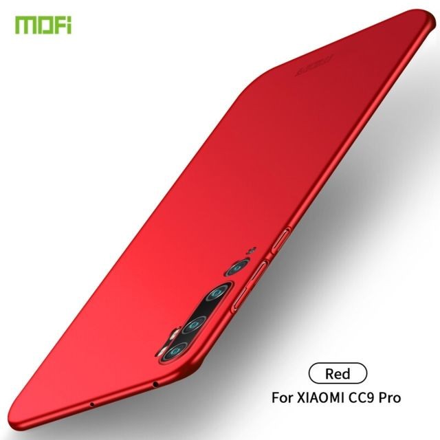 Wewoo - Coque Rigide Pour Xiaomi CC9 Pro Housse ultra fine PC dépoli Rouge Wewoo  - Accessoire Smartphone