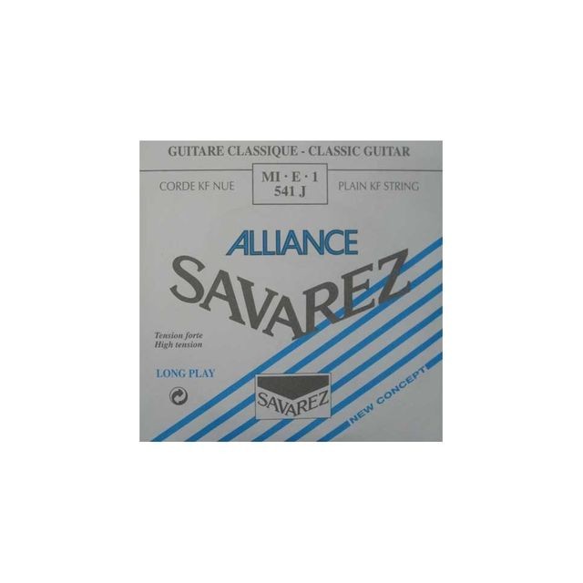 Savarez - Savarez 541J Alliance bleu - Mi aigu tirant fort - Corde au détail guitare classique Savarez  - Accessoires instruments à cordes Savarez