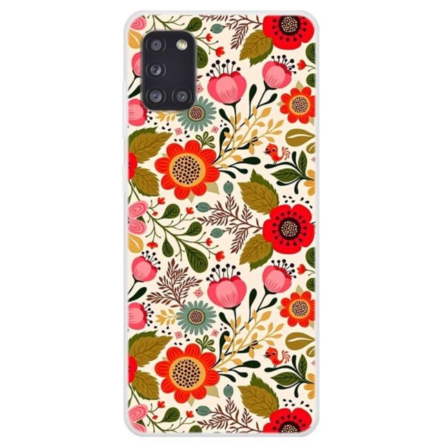 Generic - Coque en TPU impression de motifs fleurs vives pour votre Samsung Galaxy A31 Generic - Coque iPhone 11 Accessoires et consommables