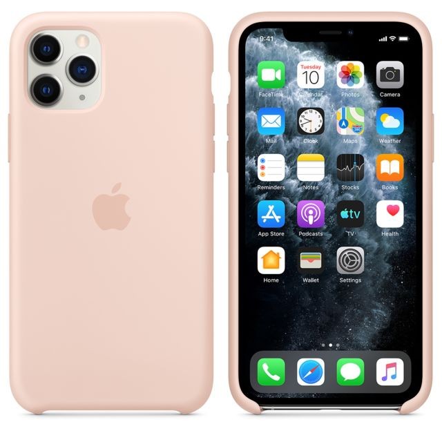 Apple Coque en silicone iPhone 11 Pro - Rose des sables