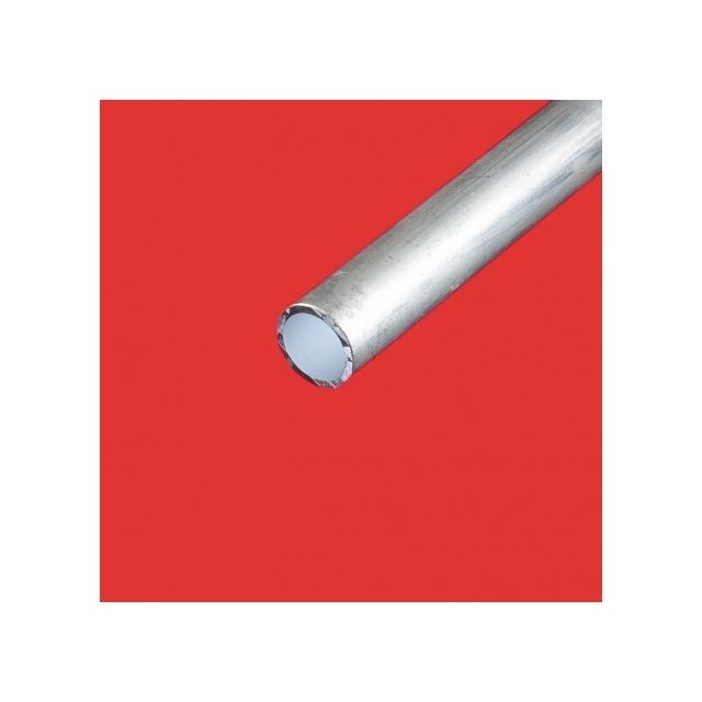 Plaque acier et galvanisée Commentfer Tube aluminium rond 40 mm Epaisseur en mm - 5 mm, Longueur en metre - 2 metres