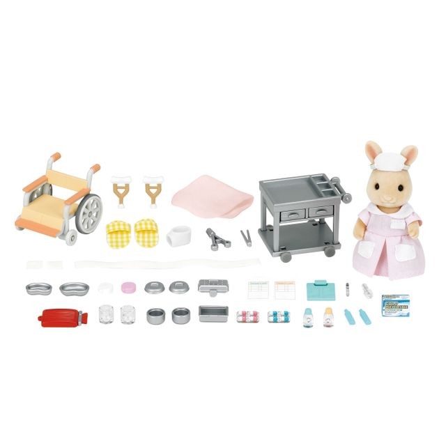 Mini-poupées Sylvanian Families Infirmière et accessoires - 2816