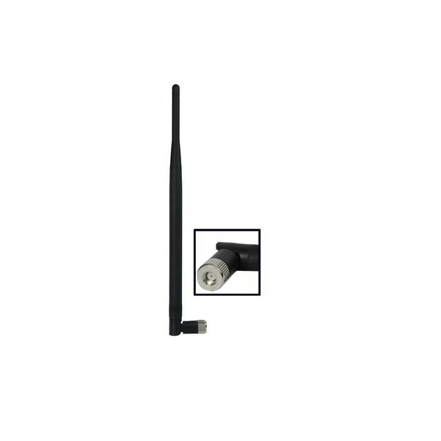 Wewoo - Antenne Wifi noir 9DBi RP-SMA Mâle 1.2GHZ - Antenne WiFi