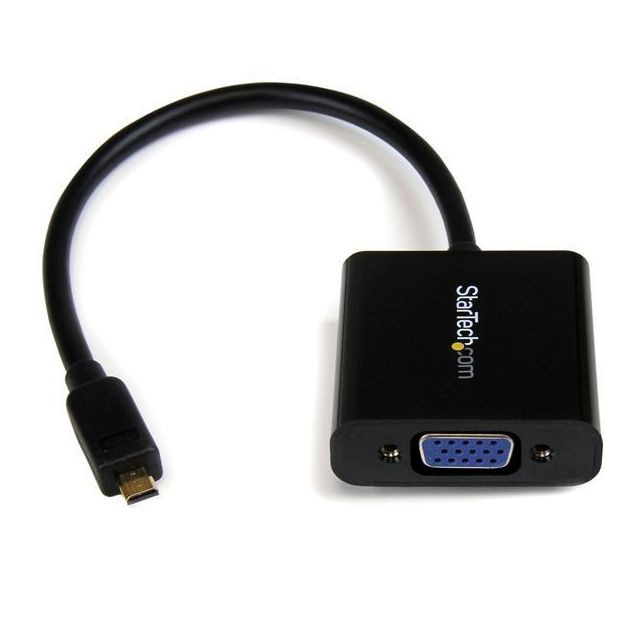 Startech - Adaptateur convertisseur Micro HDMI vers VGA pour smartphone/ultrabook/tablette - 1920 x 1080 - Câble HDMI