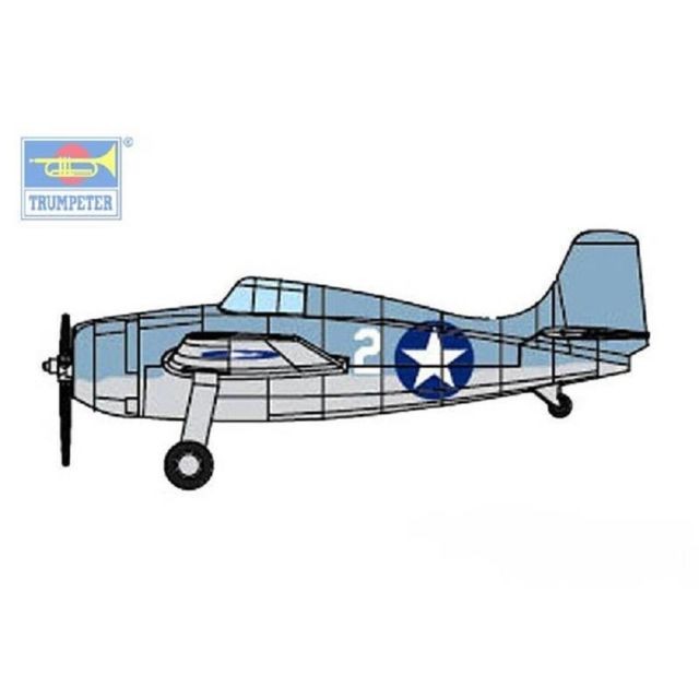 Trumpeter Maquette Avion F4f-4 Wildcat (pre-painted)