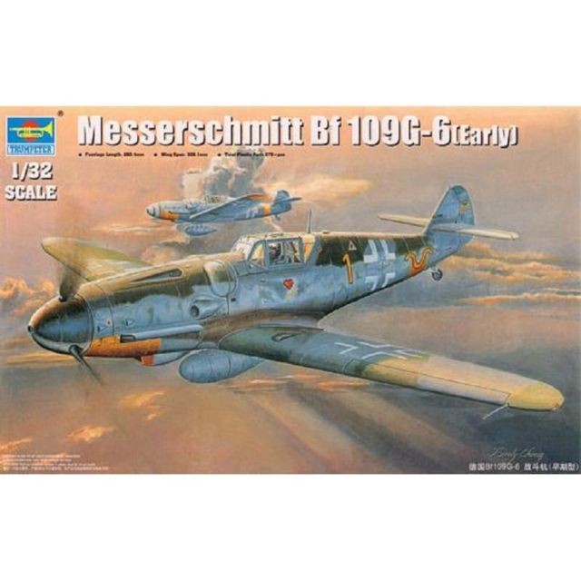 Trumpeter - Maquette Avion Messerschmitt Bf 109 G-6 Early Trumpeter  - Jeux & Jouets Trumpeter