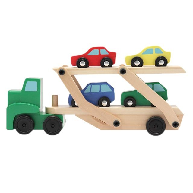 marque generique - Jouet bois enfants modèle de camion construction marque generique  - Jeux camion transporteur