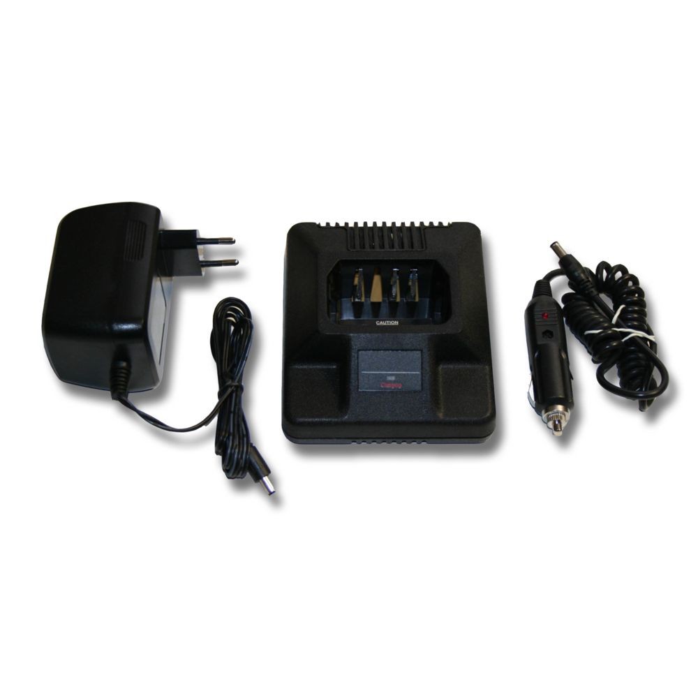 Vhbw vhbw Chargeur de batterie compatible avec Motorola GP300, GP600 batterie de radio, talkie walkie (station, câble + prise
