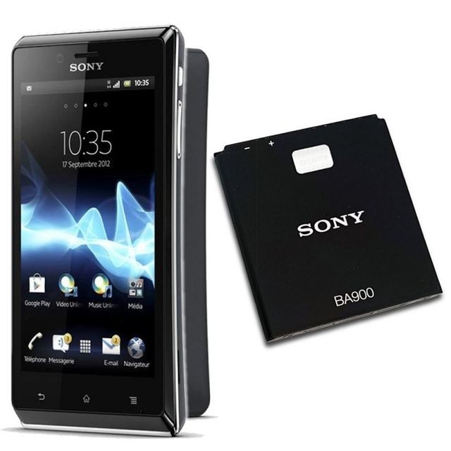 Batterie téléphone Sony Sony Ericsson BT-BA900 Batterie pour Sony Xperia J/TX/L/M 1700 mAh