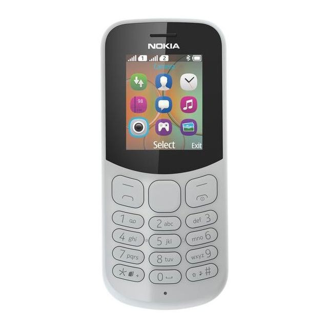 Téléphone mobile 130 Double SIM - Gris