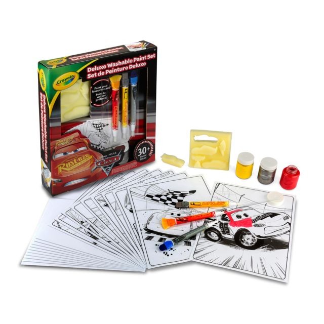 Crayola Set de Peinture Deluxe Cars 3 - 54-0159-E-000
