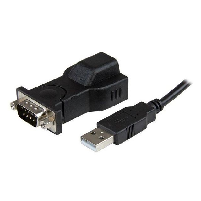 Startech - Adaptateur USB vers 1 port serie DB9 RS232 avec Câble USB detachable A vers B de 1,8m Startech  - Adaptateur rs232 usb