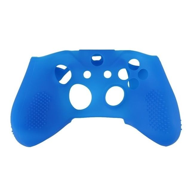 Wewoo - Housse de protection pour manette de jeu en caoutchouc de silicone souple Joystick Accessoires Microsoft Xbox One S bleu Wewoo - Jeux et Consoles