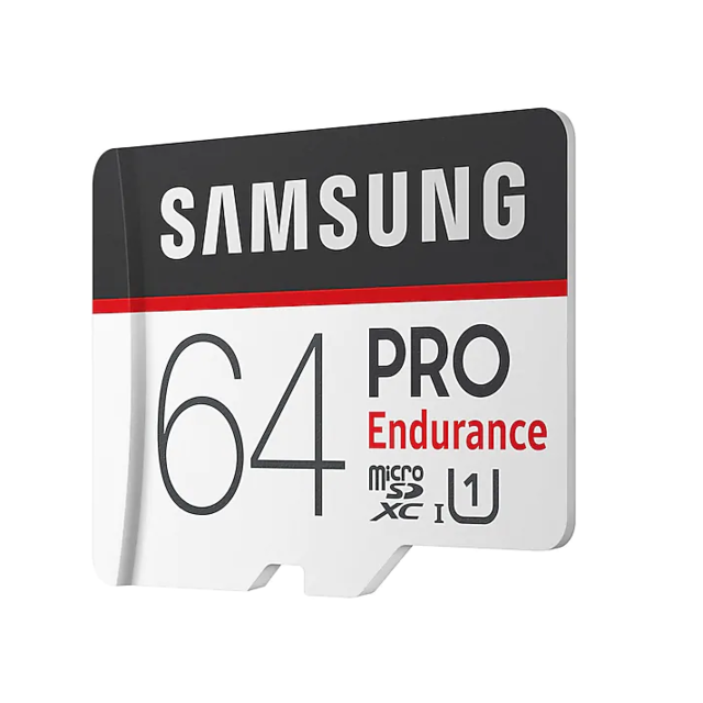 Samsung PRO ENDURANCE 64 Go avec adaptateur Class 10