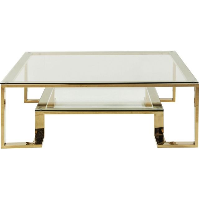 Karedesign -Table basse Rush 120x120cm dorée Kare Design Karedesign  - Karedesign
