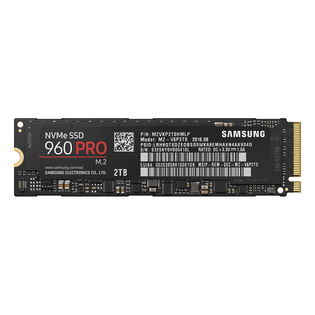 SSD Interne 960 PRO 2 To M.2 NVMe PCIe Gen 3 x4