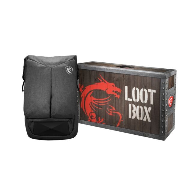 Msi - Loot Box Sac à dos Gaming - Sacoche, Housse et Sac à dos pour ordinateur portable