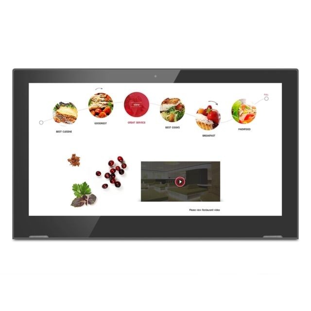 Wewoo - Ordinateur écran tactile tout en un PC avec support, 1 Go + 8 Go 17,3 pouces LCD Android 6,0 RK3368 Octa-core Cortex A53 1,5 G, soutien OTG et Bluetooth WiFi - Tablette tactile