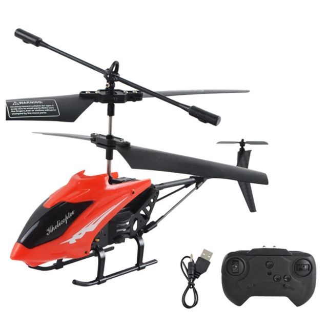 Generic - Mini RC infrarouge induction Télécommande RC Toy Gyro RC Helicopter 2CH Drone rouge Generic   - Drone