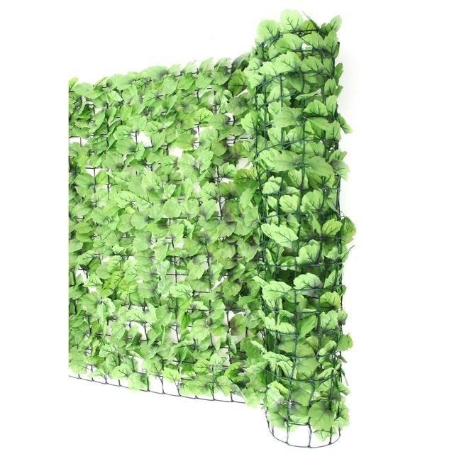 Mendler - Haie artificielle/brise vue pour balcon, feuilles, 300x100cm - Décoration Vert