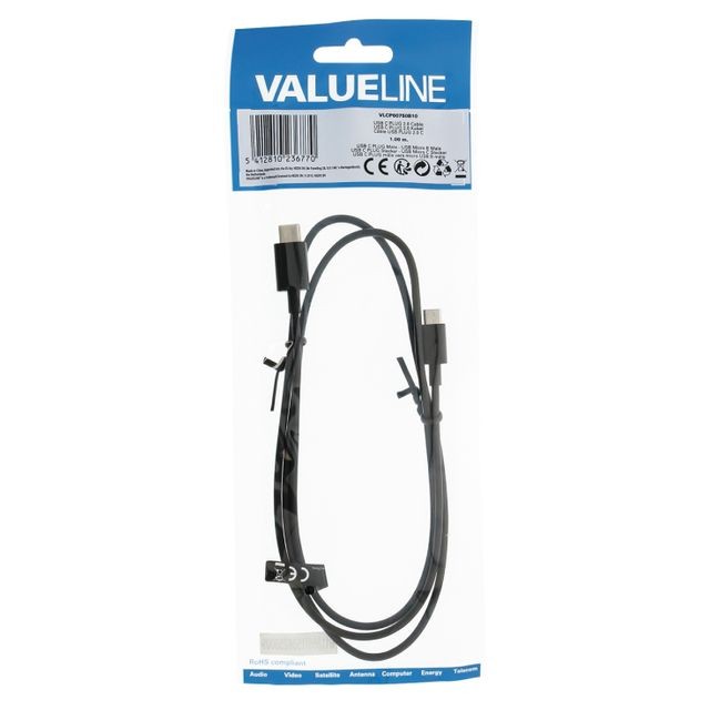 Câble USB Valueline VLCP60750B10