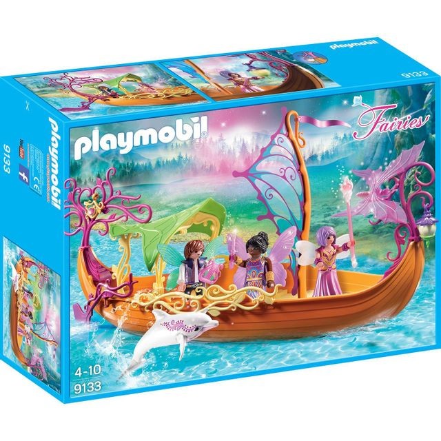 Playmobil - PLAYMOBIL 9133 Fairies - Bâteau des fées enchanté - Playmobil