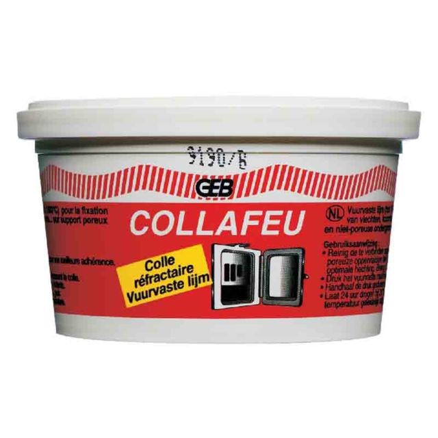 Geb - GEB - Collafeu - colle produits réfractaires 300 g - Mastic, silicone, joint
