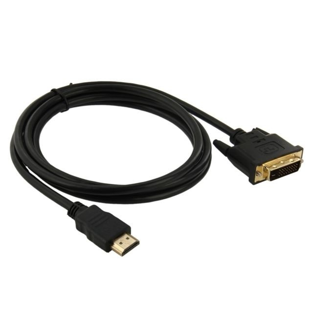 Wewoo - Câble HDMI Type-A Mâle à DVI 24 + 1 Pin Adaptateur Câble, Longueur: 1.8m Wewoo  - Adaptateur dvi hdmi Câble Ecran - DVI et VGA