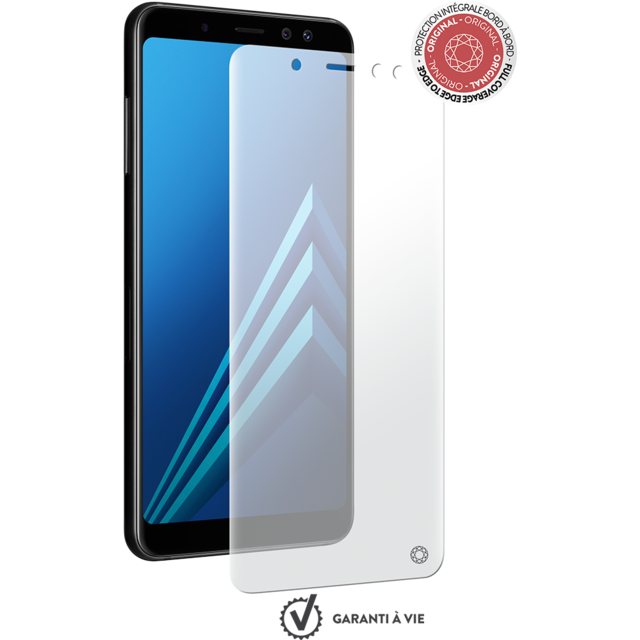 Force Glass - Verre trempe Galaxy A6 - Transparent - Protection écran tablette Force Glass