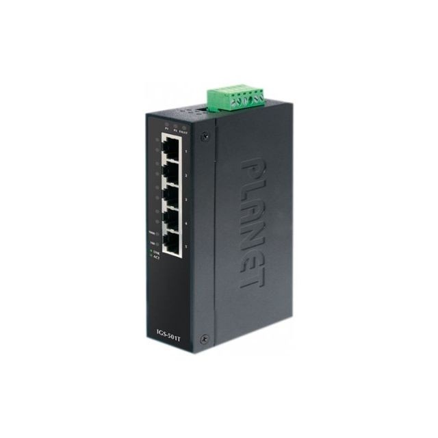 Planet Technology Corp - Planet Switch Indust Gigabit  -40/75° - 5 ports 10/100/1000 - Planet Technology Corp