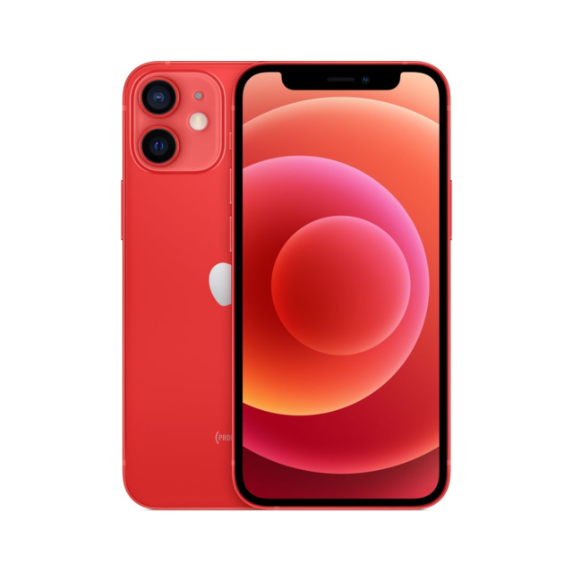 Apple - iPhone 12 mini - 5G - 64 Go - PRODUCT RED Rouge - Téléphonie