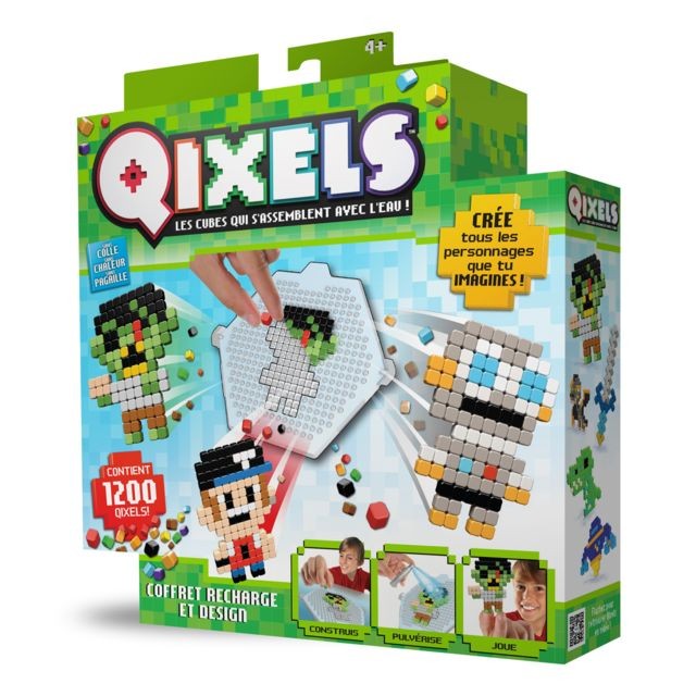 Perles Kanai Kids Coffret de création Qixels : Recharge et Design