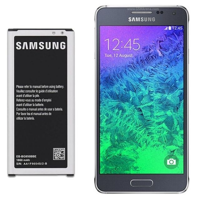 Samsung - Batterie d'origine EB-BG850BBE Pour Samsung Galaxy Alpha 1860 mAh - Samsung