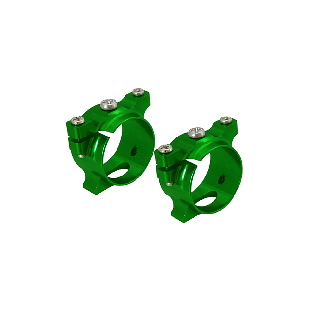 Accessoires et pièces Rakonheli Support de tube carbone alu vert Pod 250 - Rakon Heli