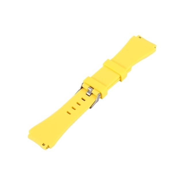 Wewoo Bracelet jaune pour Samsung Gear S3 Montre Classique Smartwatch en Silicone, Longueur: environ 22.4cm