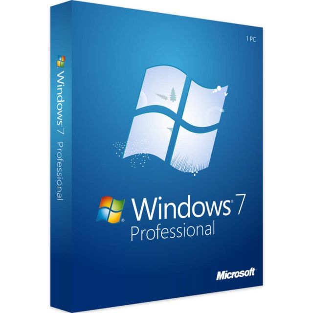 Microsoft -Windows 7 Professionnel 32 Bit / 64 Bit - neuf & authentique - en téléchargement Microsoft  - Windows 7