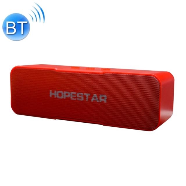 Wewoo - Mini enceinte Bluetooth rouge HOPESTAR H13 mini haut-parleur portable sans fil de lapin Bluetooth, micro intégré, soutien AUX / main appel gratuit / FM / TF Wewoo  - Enceintes Hifi Compacte