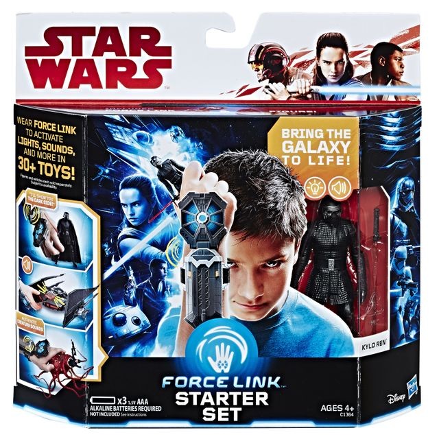 Films et séries Star Wars Kit de démarrage ""Forcelink"" bracelet + figurine 10 cm - C13641010