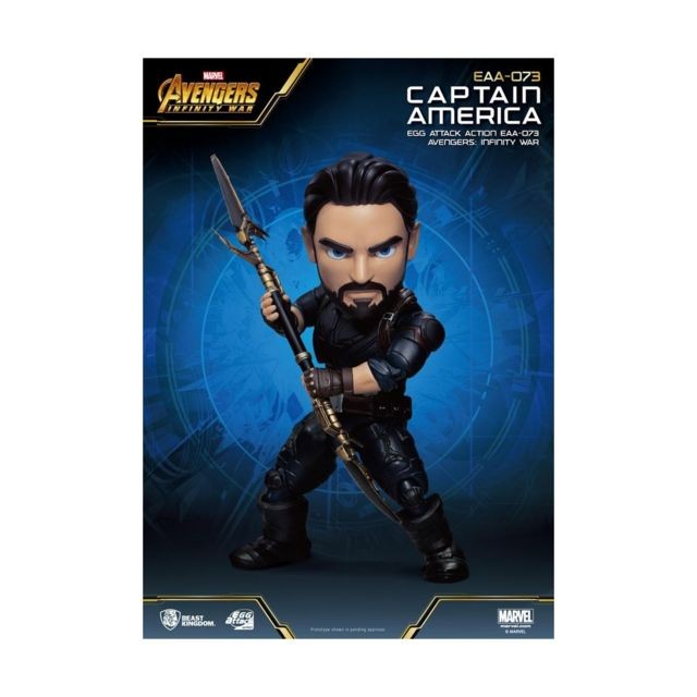 Films et séries Beast Kingdom Toys Avengers Infinity War - Figurine Egg Attack Captain America 16 cm