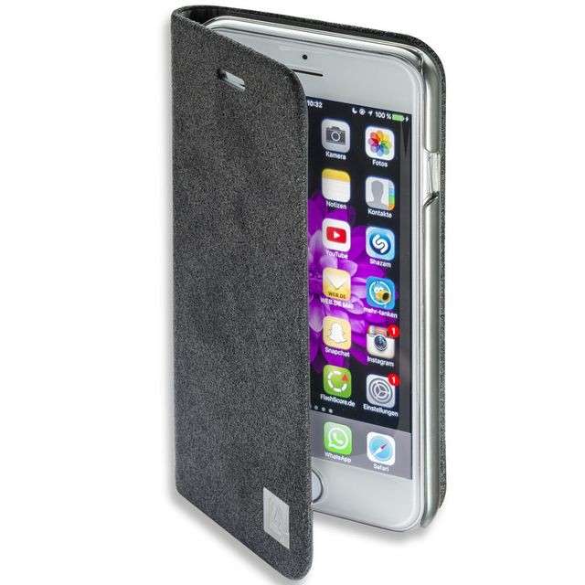 Sacoche, Housse et Sac à dos pour ordinateur portable Etui de type portefeuille série Sentosa pour iPhone 6s Plus coloris gris